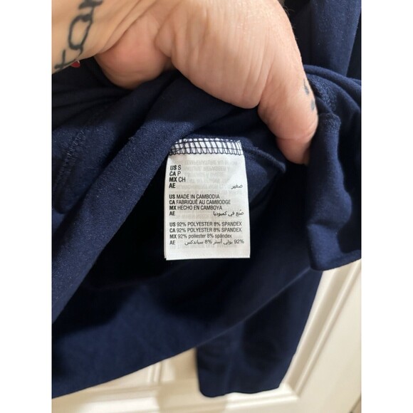 NEW! Jenni Intimates Sleepwear Top - Blue Navy Christmas Nice(ish)  - Women Sm - Picture 4 of 5